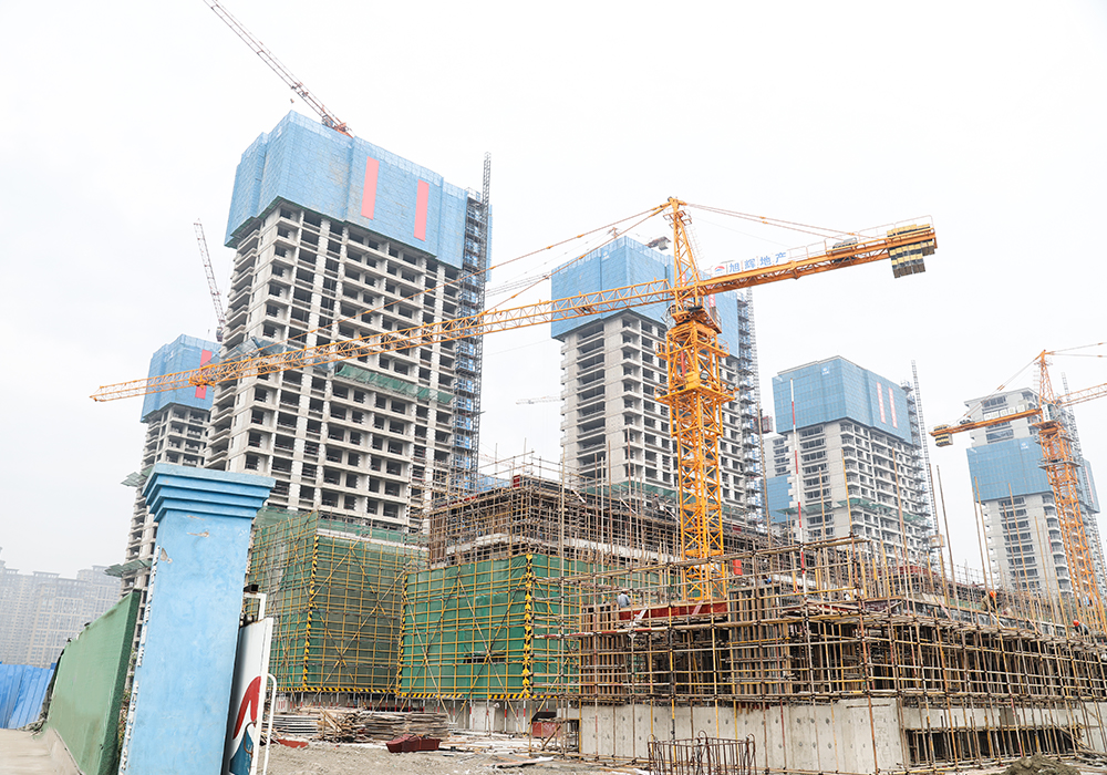 QTZ200 (6030、7020) Topkit Tower Crane 10/12T Lunghezza 60/70m
